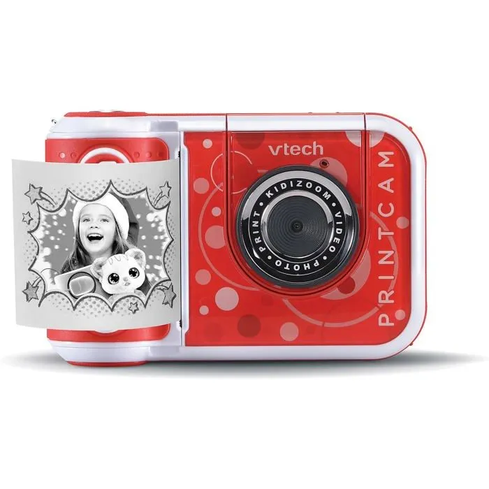 Appareil photo - VTECH - Kidizoom Print Cam - Couleur rose - Piles fournies - À partir de 4 ans-1