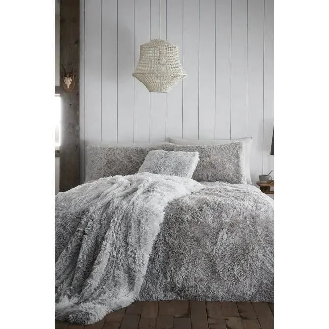 Couette - OURSON - Touffou - 220x240 cm - 350 gr/m² - Réversible en fausse fourrure et polaire-0