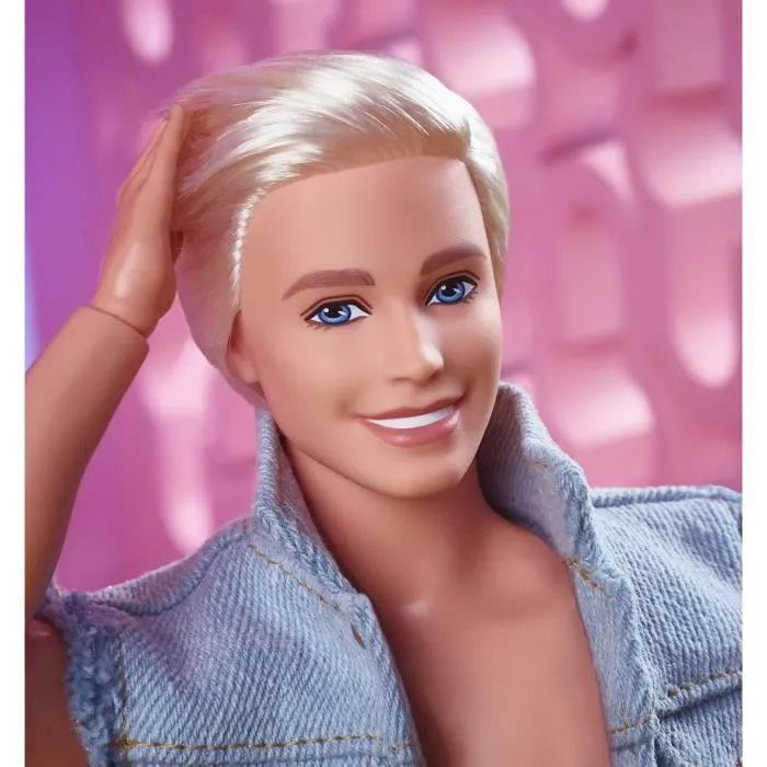 Barbie Le Film-Poupée Ken® à collectionner, tenue en jean HRF27-6