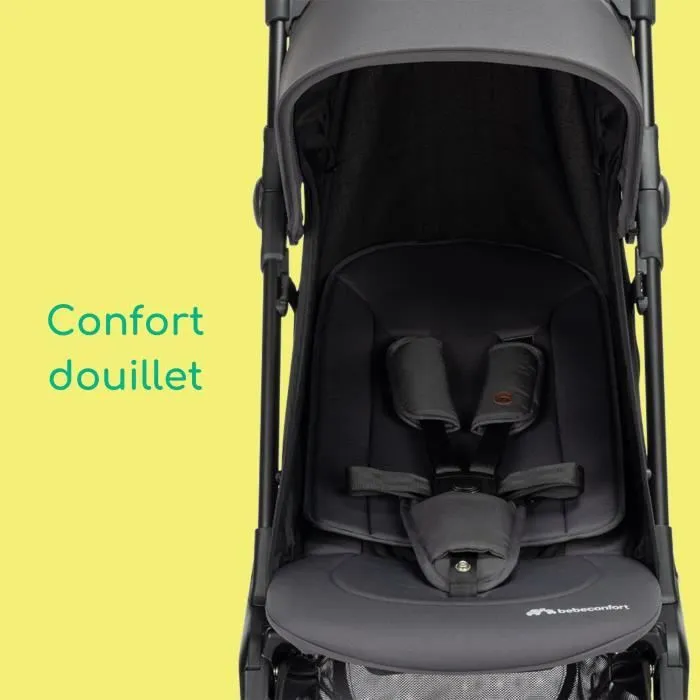 BEBECONFORT Poussette cabine Zephir, 1ère âge, ultra compacte, pliage facile, naissance à 4 ans, jusqu'à 22 kg Mineral Graphite-5