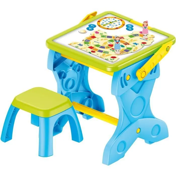 Bureau-Tableau LED 3 en 1 - LISCIANI GIOCHI - Carotina - Mixte - Intérieur - Pile - 10 jeux éducatifs-2