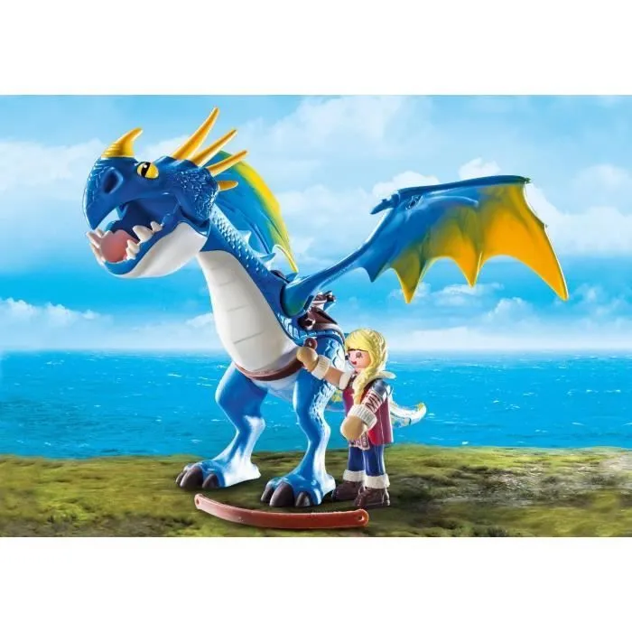 PLAYMOBIL - Dragons - Astrid et Tempête - 11 pièces - A partir de 4 ans-4