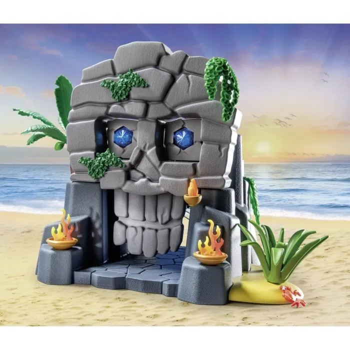 PLAYMOBIL 71531 Ile au trésor pirate et monstre marin - Les pirates-5