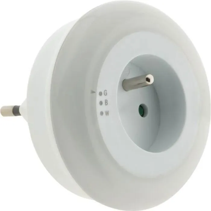 Veilleuse LED - Otio - Automatique avec capteur de jour - Couleurs bleu, vert et blanc-0