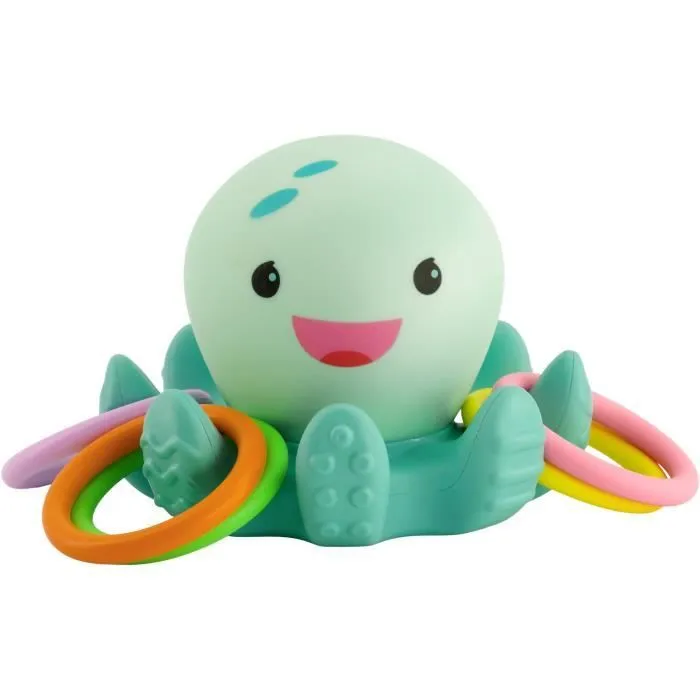 Jouet de bain - INFANTINO - Pieuvre Lumineuse de bain avec anneaux-0
