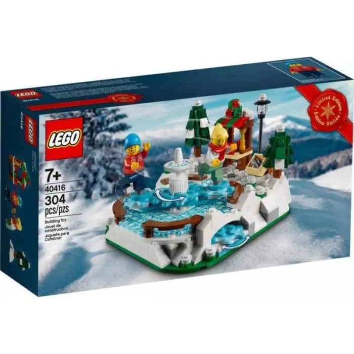 Set de construction - LEGO - La Patinoire - 403 pièces - 2 figurines - 6 ans et plus-0