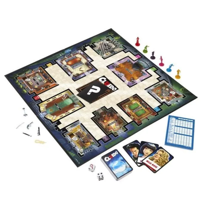 Cluedo, Jeu de société, A partir de 8 ans, Hasbro Gaming-1