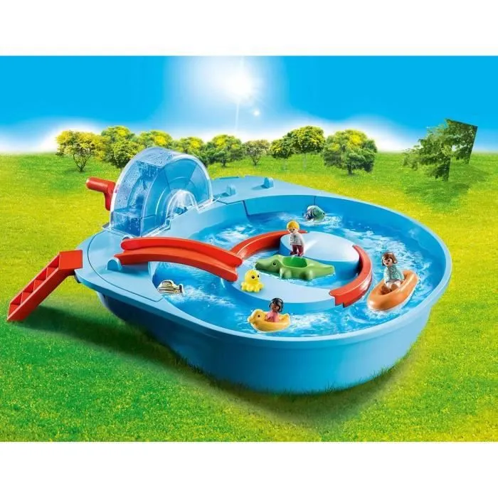 PLAYMOBIL 1.2.3 - 70267 - Parc aquatique - Mixte - Enfant - Matériaux mixtes - Multicolore - A partir de 18 mois-1