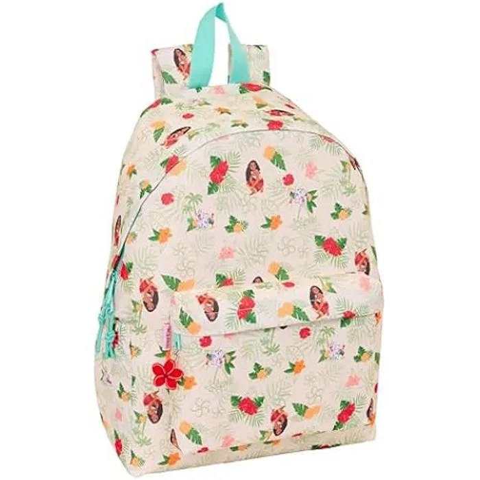 Sac à dos - SAFTA - VAIANA - 14,1 pouces - Confortable - Polyvalent - Beige/Bleu-0
