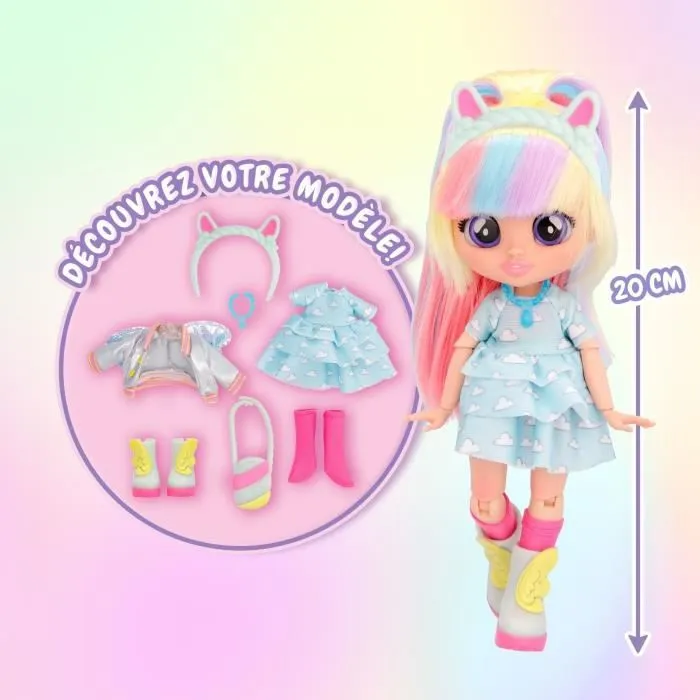 IMC TOYS - Poupée mannequin BFF Jenna - Cry Babies Best Friends Forever - 904361-5
