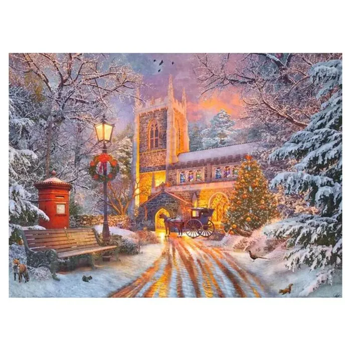 500p puzzle Un noel etincelant-1