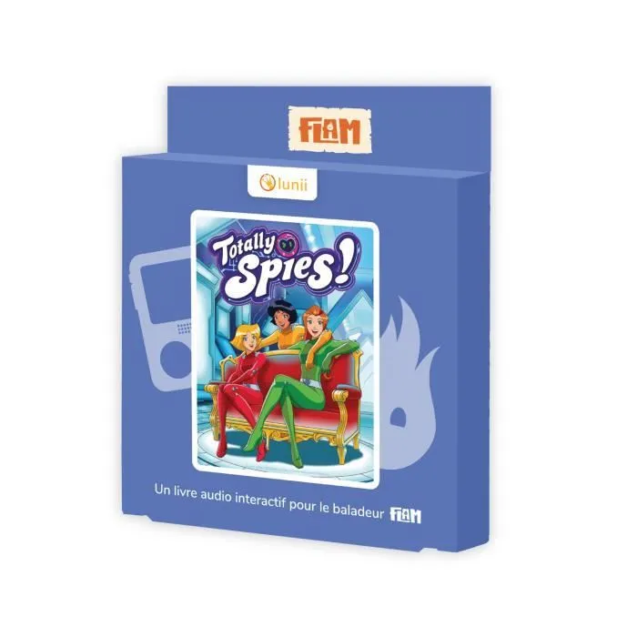 Livre audio interactif - Lunii - Totally Spies - 12 épisodes - Fiches d'espionnage - Test de personnalité-0