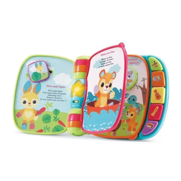VTECH BABY - Super Livre Enchanté des Baby Loulous - Bleu-1