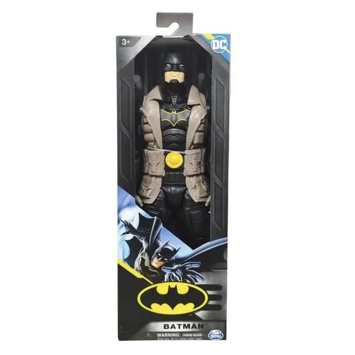 Figurine - SPIN MASTER - Batman s10 - 30cm - Noir - Licence Batman-0
