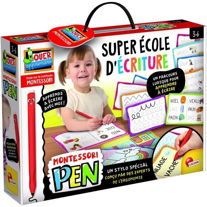 Stylo ergonomique - Montessori Pen Super Ecole d'écriture - LISCIANI-0