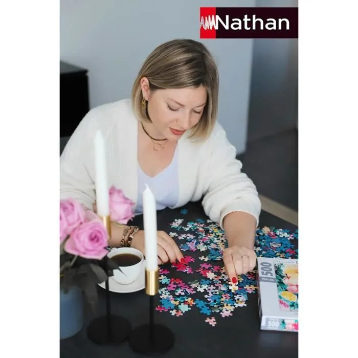 Nathan-Puzzle 1500 pièces-Tour Eiffel multicolore/Lars Stewart-Adultes et enfants dès 14 ans-Puzzle de qualité supérieure-12000950-4