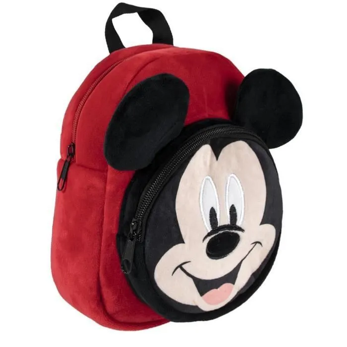 Bebeboutik Sac a Dos Mickey disnery Rouge et noir 22 cm
