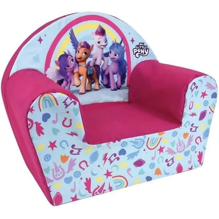 Fauteuil club Zipp Sunny Pipp Izz MY LITTLE PONY - Fun House - L.52 x P.33 x H.42 cm - origine France-0