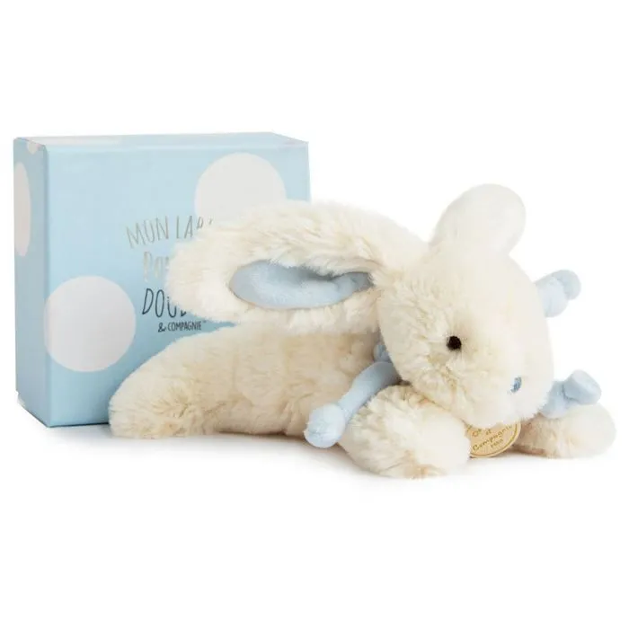 Doudou et Compagnie - Lapin Bonbon - Lapin Bonbon Bleu 20cm-1