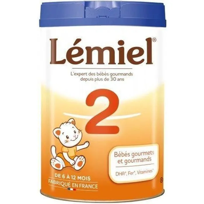 LEMIEL Lait en poudre 2e age 800g-0