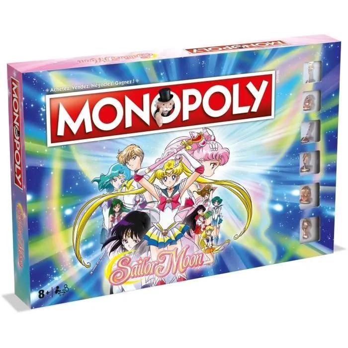 MONOPOLY - SAILOR MOON - Jeu de plateau-0