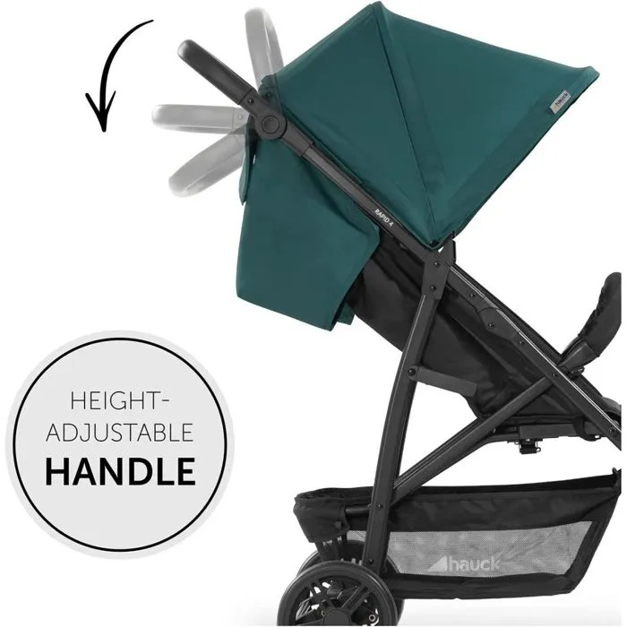 Hauck - Poussette Shopping Rapid 4 Bleu-3