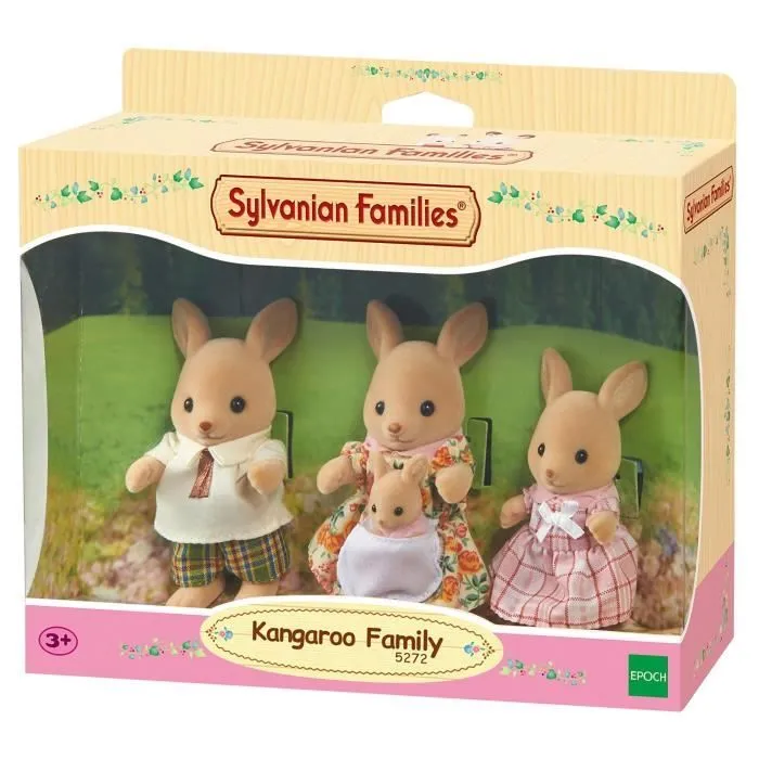 SYLVANIAN FAMILIES - Famille Kangourou - 5272 - Composée de 4 personnages - Pour enfants à partir de 3 ans-2
