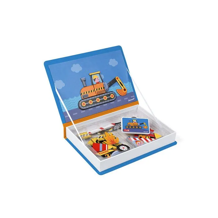 JANOD - Magnéti'book Bolides - Jeu magnétique éducatif - Dès 3 Ans-2