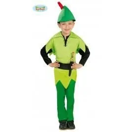 Déguisement panda Vert - Enfant - Costume avec combinaison et capuche - 100% polyester-0