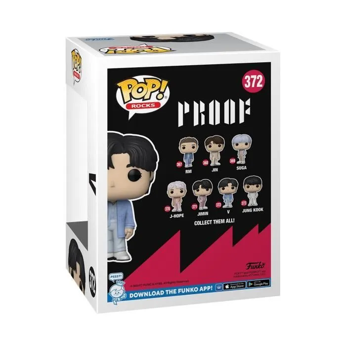 Figurine Funko Pop! Rocks: BTS - V - Multicolore - Adulte - Gris-2