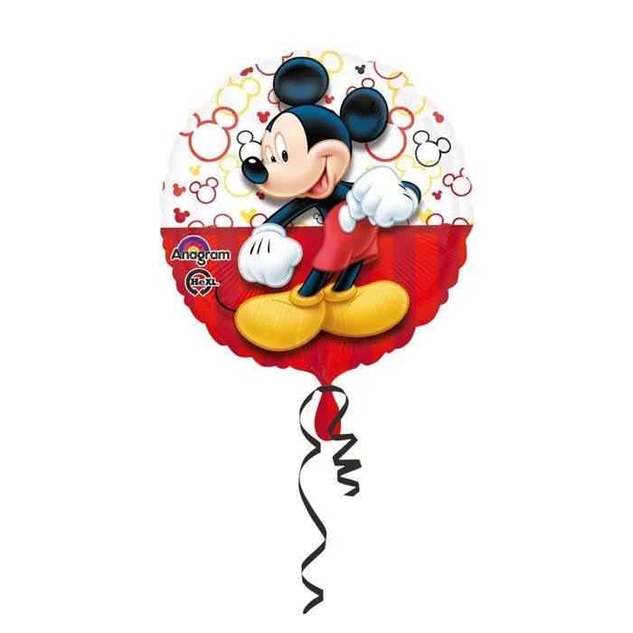 Ballon - Amscan - Mickey et ses amis - Rond - 45 cm - Multicolore - Hélium-0