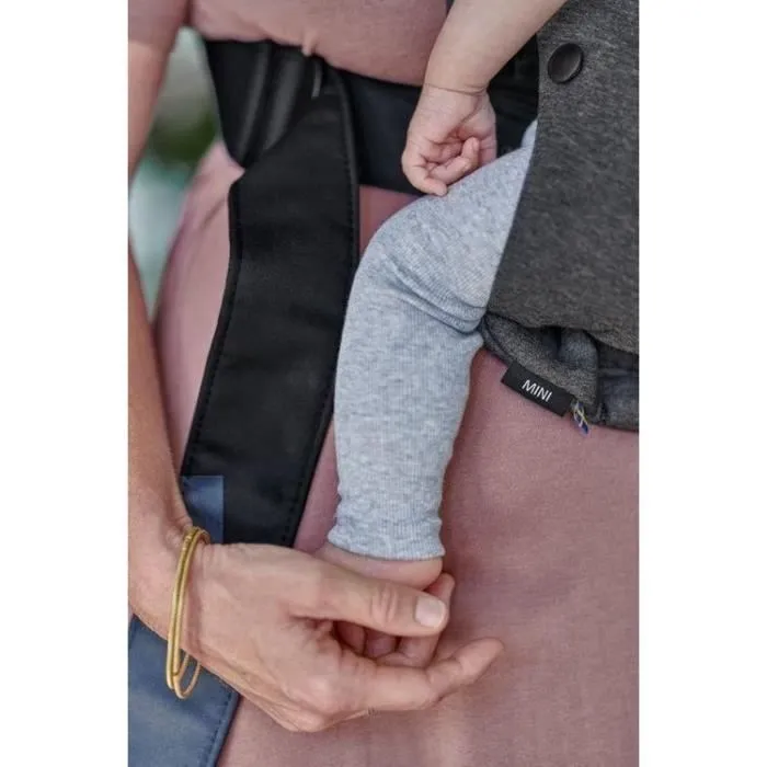 Porte-bébé Mini - BABYBJORN - Gris charbon - Physiologique - De 0 à 4 mois-1