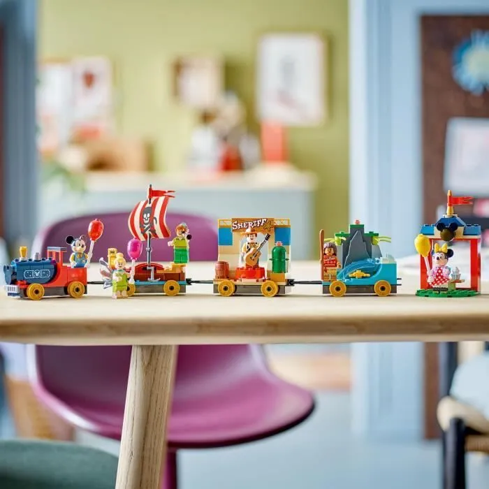 LEGO® Disney 43212 Le Train en Fête Disney, Jouet avec Mickey et Minnie, 100e Anniversaire Disney-4