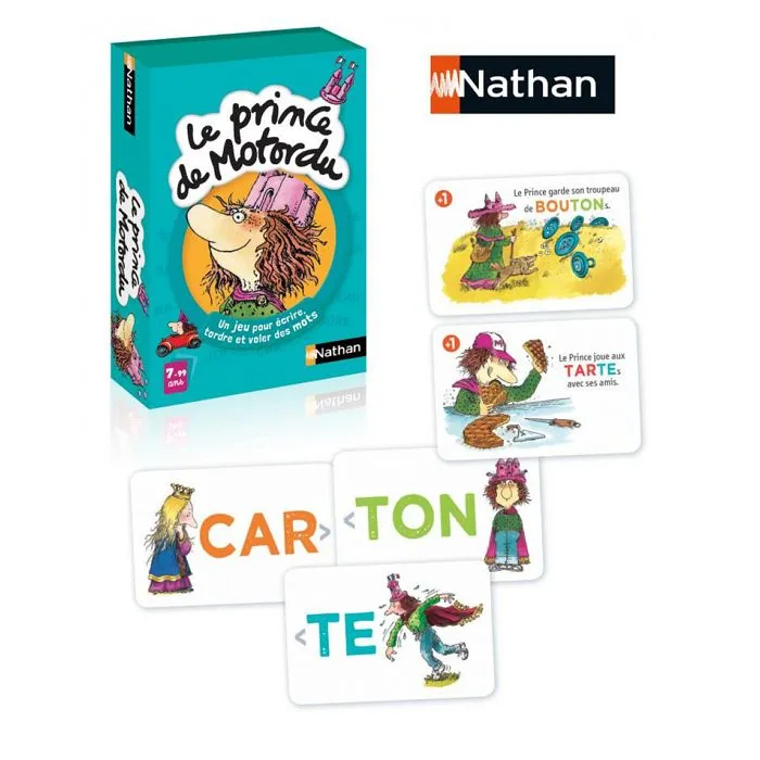 Jeu de Cartes - NATHAN - Le Prince de Motordu - Pour Enfant de 7 ans et plus - Vert-3