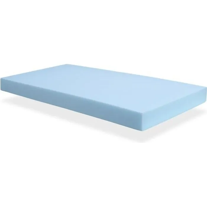 Piece Mousse matelas d'ameublement 80x120 cm epaisseur 10 cm - Densité HR 30 Kg Ferme - Idéal pour la fabrication de meubles-0