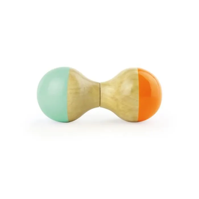 Hochet maracas en bois - VILAC - Hochet - Mixte - Beige - Bébé-0