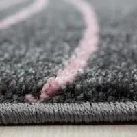Tapis enfant - Etoiles Rose - 120 x 170 cm - 100% PP Frisé-2