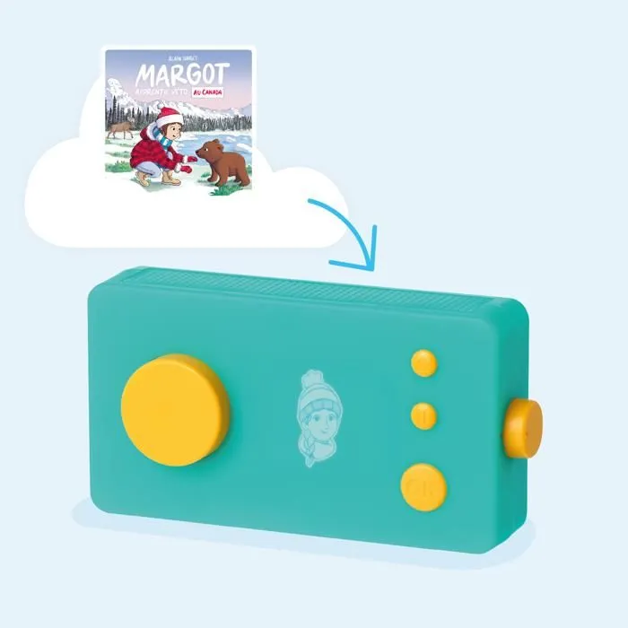 Console Educative - Lunii - Coffret Margot apprentie véto au Canada - Livre audio interactif dès 7 ans-2