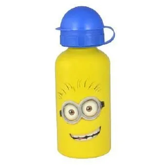 Gourde en aluminium Moi Moche et Méchant - Jaune - Enfant - Multisport-0