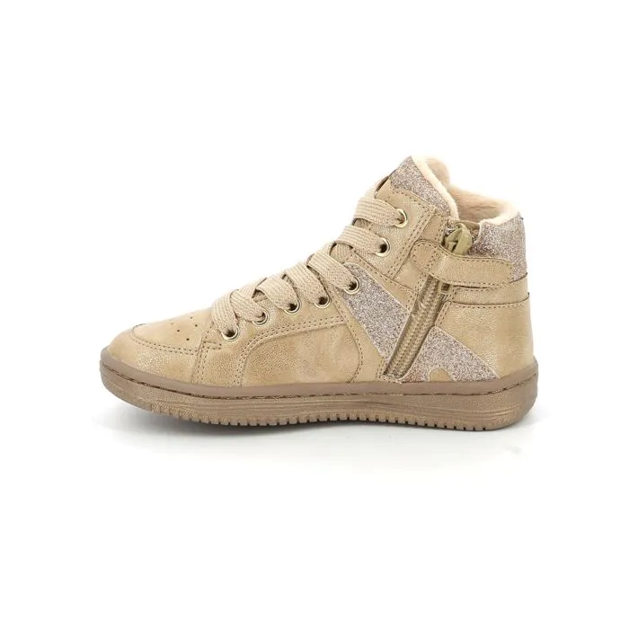 KICKERS Baskets hautes Lowell Champagne-3