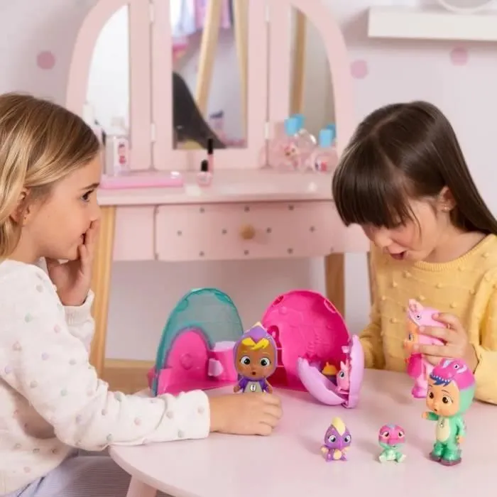 Dino Icy World Cry Babies Magic Tears -Mini poupée à collectionner. A partir de 3 ans-4