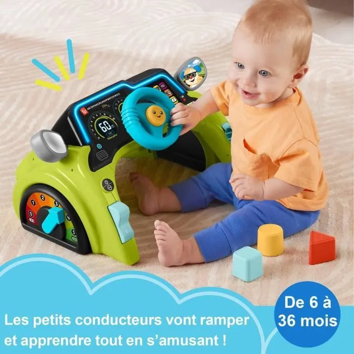 FISHER-PRICE Rires et éveil-Centre d’activités Ma Première Voiture - Fisher-Price - HYR92-3