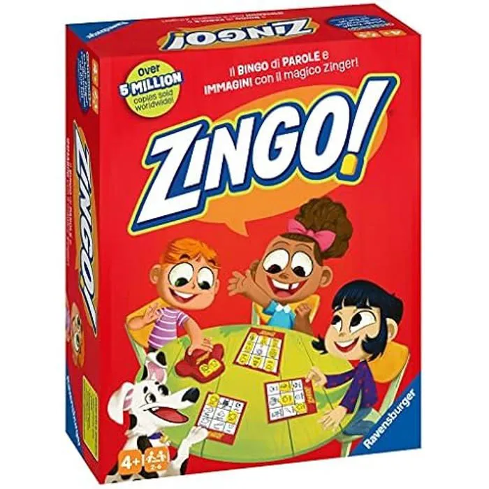Jeu de société Ravensburger Zingo - Jeu pour Enfants 4+ Ans - Version Italienne-1