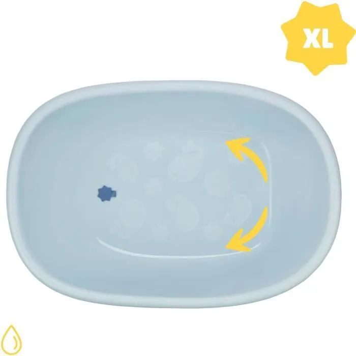 Badabulle Baignoire pour Bébé Baleine, Made in Europe, Peut contenir un hamac ou un fauteuil de bain, Dès la naissance à 24 mois-3