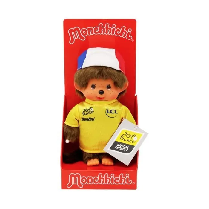 Peluche Monchhichi Tour de France - 20 cm - BANDAI-2