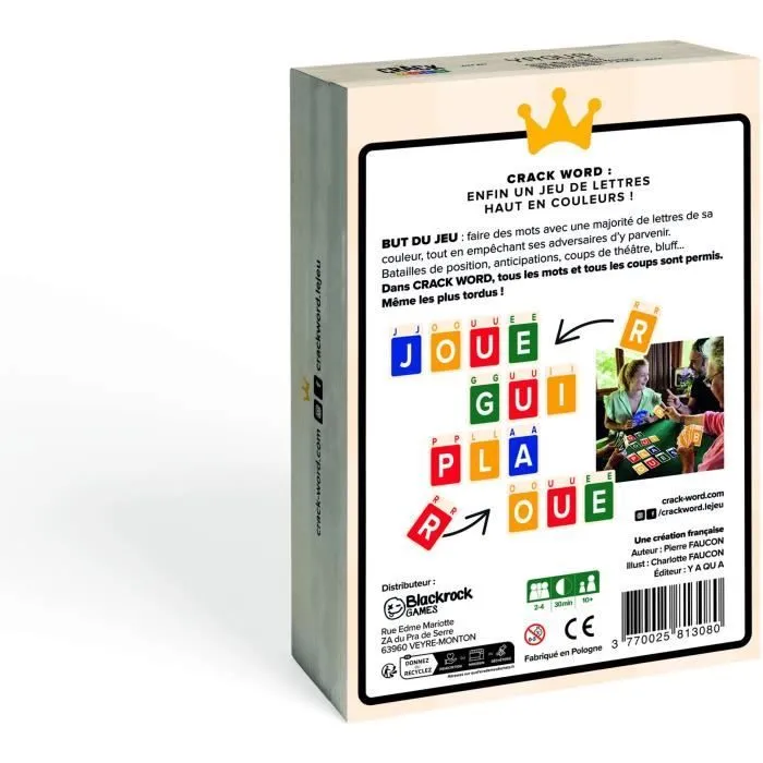 Crack Word - Jeu de stratégie - BLACKROCK - Créativité et ruse-1