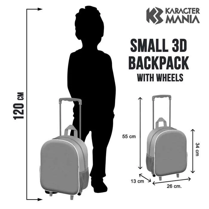 Sac à dos 3D à Roulettes Petit - Marvel I am Groot Soundtrack - Multicolore - Taille Unique-2