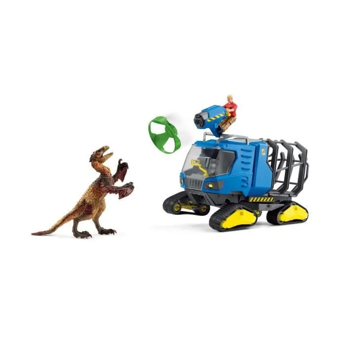 Véhicule de Capture Dino - Coffret de figurines dinosaures - Jouets Schleich 42604 Dinosaurs - Dès 4 ans-1