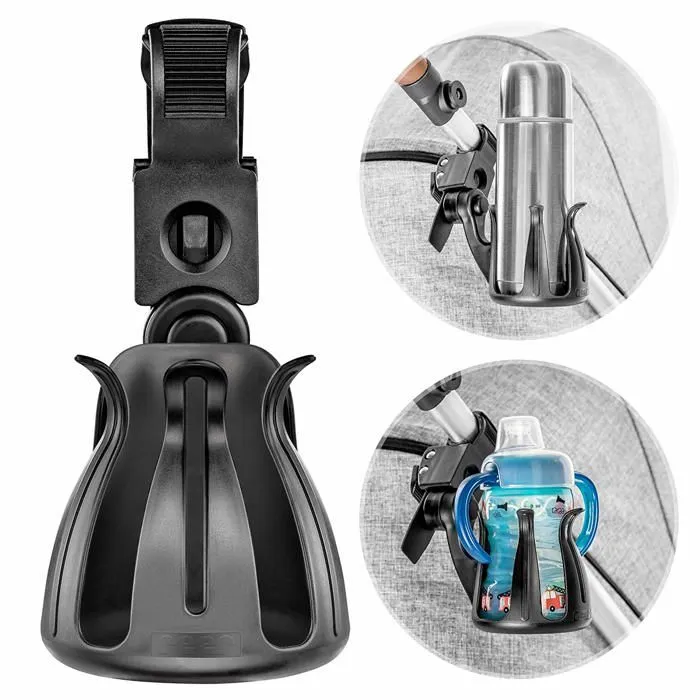 Porte-gobelet - porte-biberon Reer Clip - Go Poussette Porte-Gobelet-0