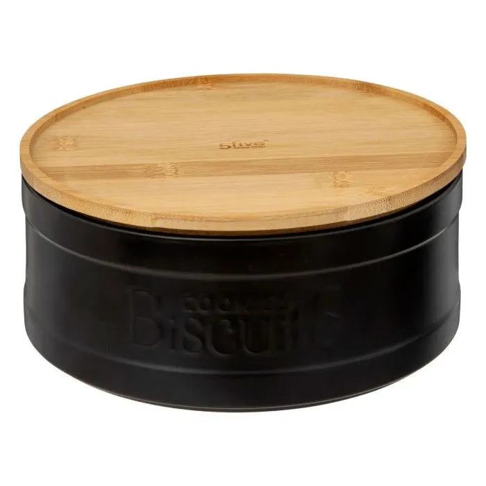 Boîte à Biscuit "Natureo" 22cm Noir-0